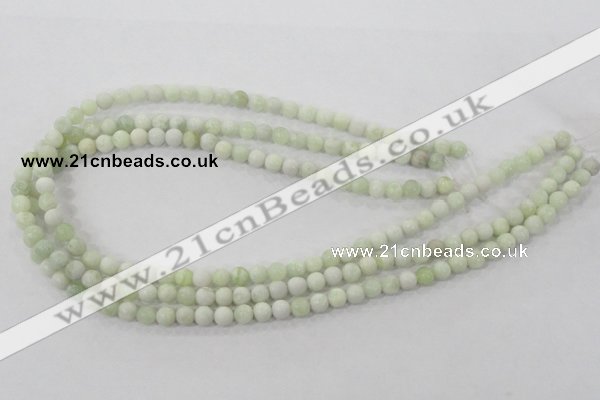 CBJ202 15.5 inches 6mm round butter jade beads wholesale