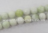 CBJ203 15.5 inches 8mm round butter jade beads wholesale