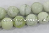 CBJ206 15.5 inches 14mm round butter jade beads wholesale