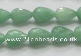 CBJ21 15.5 inches 10*14mm faceted teardrop jade beads wholesale