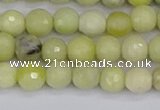 CBJ211 15.5 inches 6mm faceted round Australia butter jade beads