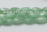 CBJ28 15.5 inches 8*12mm faceted oval jade beads wholesale