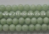 CBJ308 15.5 inches 6mm round A grade natural jade beads