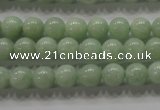 CBJ309 15.5 inches 8mm round A grade natural jade beads