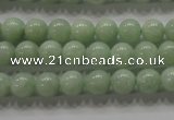 CBJ309 15.5 inches 8mm round A grade natural jade beads