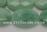 CBJ31 15.5 inches 22*30mm faceted oval jade beads wholesale