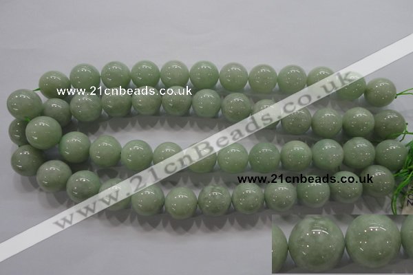 CBJ314 15.5 inches 16mm round A grade natural jade beads