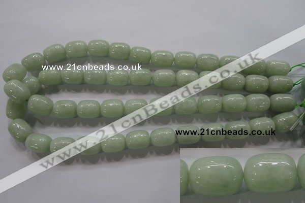 CBJ321 15.5 inches 12*16mm drum A grade natural jade beads