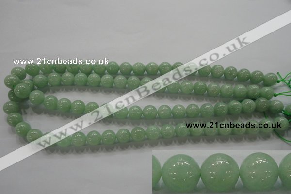 CBJ328 15.5 inches 10mm round AA grade natural jade beads