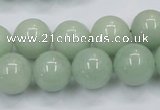 CBJ330 15.5 inches 14mm round AA grade natural jade beads