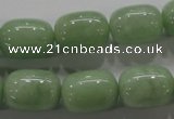 CBJ338 15.5 inches 12*16mm drum AA grade natural jade beads