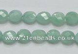 CBJ36 15.5 inches 10mm faceted flat round jade beads wholesale