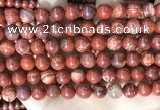CBJ391 15.5 inches 8mm round brecciated jasper beads wholesale