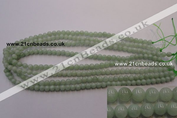 CBJ401 15.5 inches 6mm round natural jade beads wholesale