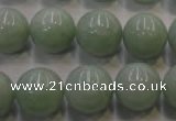 CBJ406 15.5 inches 16mm round natural jade beads wholesale