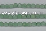 CBJ45 15.5 inches 3mm faceted round jade beads wholesale