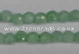 CBJ46 15.5 inches 4mm faceted round jade beads wholesale