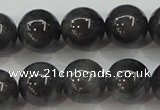 CBJ504 15.5 inches 10mm round black jade beads wholesale