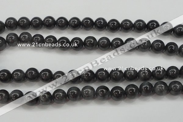 CBJ504 15.5 inches 10mm round black jade beads wholesale