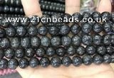 CBJ560 15.5 inches 10mm round black jade beads wholesale