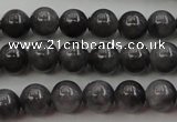 CBJ650 15.5 inches 6mm round black jade beads wholesale