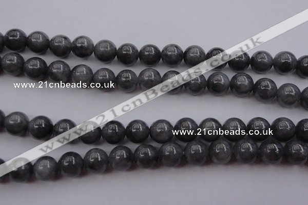 CBJ652 15.5 inches 10mm round black jade beads wholesale