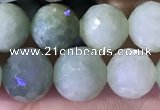 CBJ667 15.5 inches 8mm faceted round jade beads wholesale