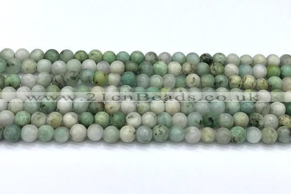 CBJ675 15 inches 6mm round jade gemstone beads