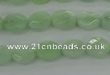 CBJ68 15.5 inches 7*9mm faceted oval jade gemstone beads