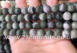 CBJ708 15.5 inches 10mm round green jade beads wholesale