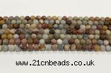 CBJ740 15.5 inches 6mm round petrified wood jade gemstone beads wholesale