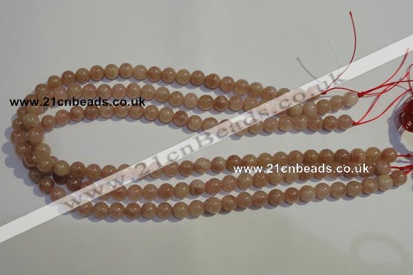 CBQ03 15.5 inches 8mm round strawberry quartz beads wholesale