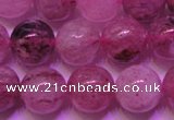 CBQ403 15 inches 10mm round natural strawberry quartz beads