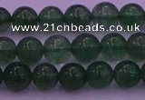 CBQ421 15.5 inches 6mm round green strawberry quartz beads