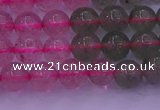 CBQ428 15.5 inches 7mm round mixed strawberry quartz beads