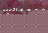 CBQ456 15.5 inches 15*20mm faceted teardrop strawberry quartz beads