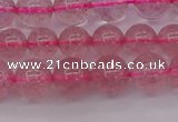 CBQ482 15.5 inches 8mm round strawberry quartz beads wholesale