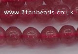 CBQ488 15.5 inches 10mm round strawberry quartz beads wholesale