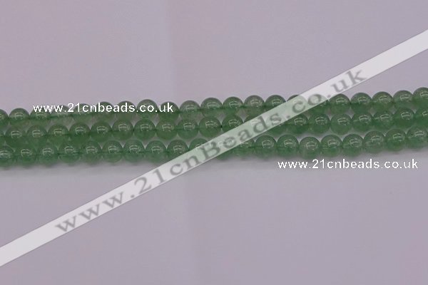 CBQ491 15.5 inches 6mm round green strawberry quartz beads