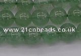 CBQ492 15.5 inches 8mm round green strawberry quartz beads