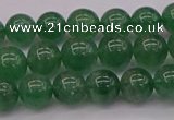 CBQ496 15.5 inches 6mm round green strawberry quartz beads