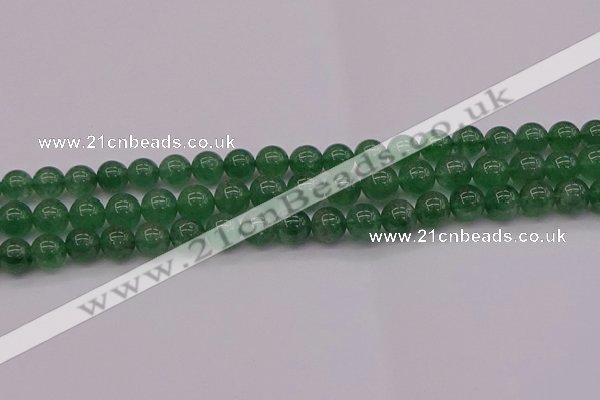 CBQ497 15.5 inches 8mm round green strawberry quartz beads