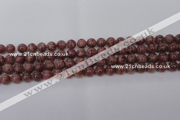 CBQ603 15.5 inches 10mm round natural strawberry quartz beads