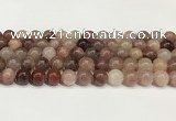 CBQ731 15.5 inches 10mm round strawberry quartz beads wholesale