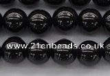 CBS501 15.5 inches 8mm round A grade black spinel beads