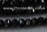 CBS529 15.5 inches 3*5mm lantern-shaped natural black spinel beads