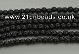 CBS538 15.5 inches 2mm round black spinel beads wholesale