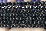 CBS541 15.5 inches 6mm round black spinel gemstone beads