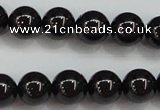 CBS552 15.5 inches 8mm round AA grade black spinel beads