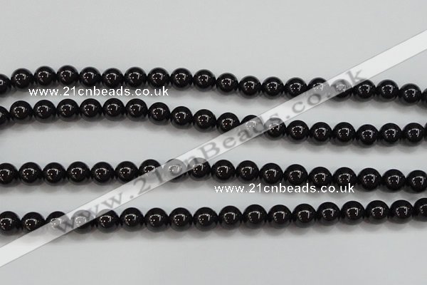 CBS553 15.5 inches 10mm round AA grade black spinel beads